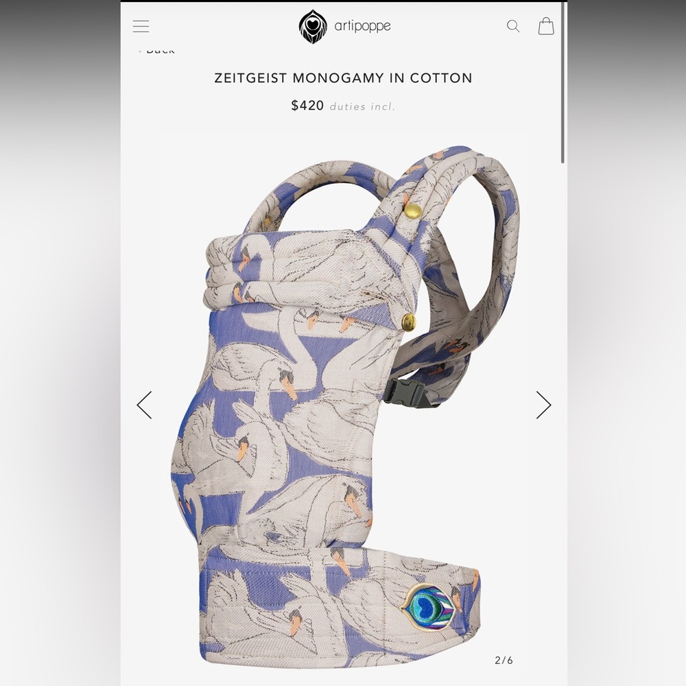 Artipoppe ZG Monogamy Carrier